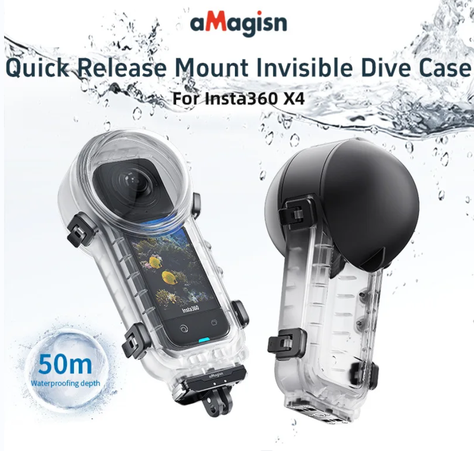Fishing Boat Cover - aMagisn For Insta360 X4 50M Invisible