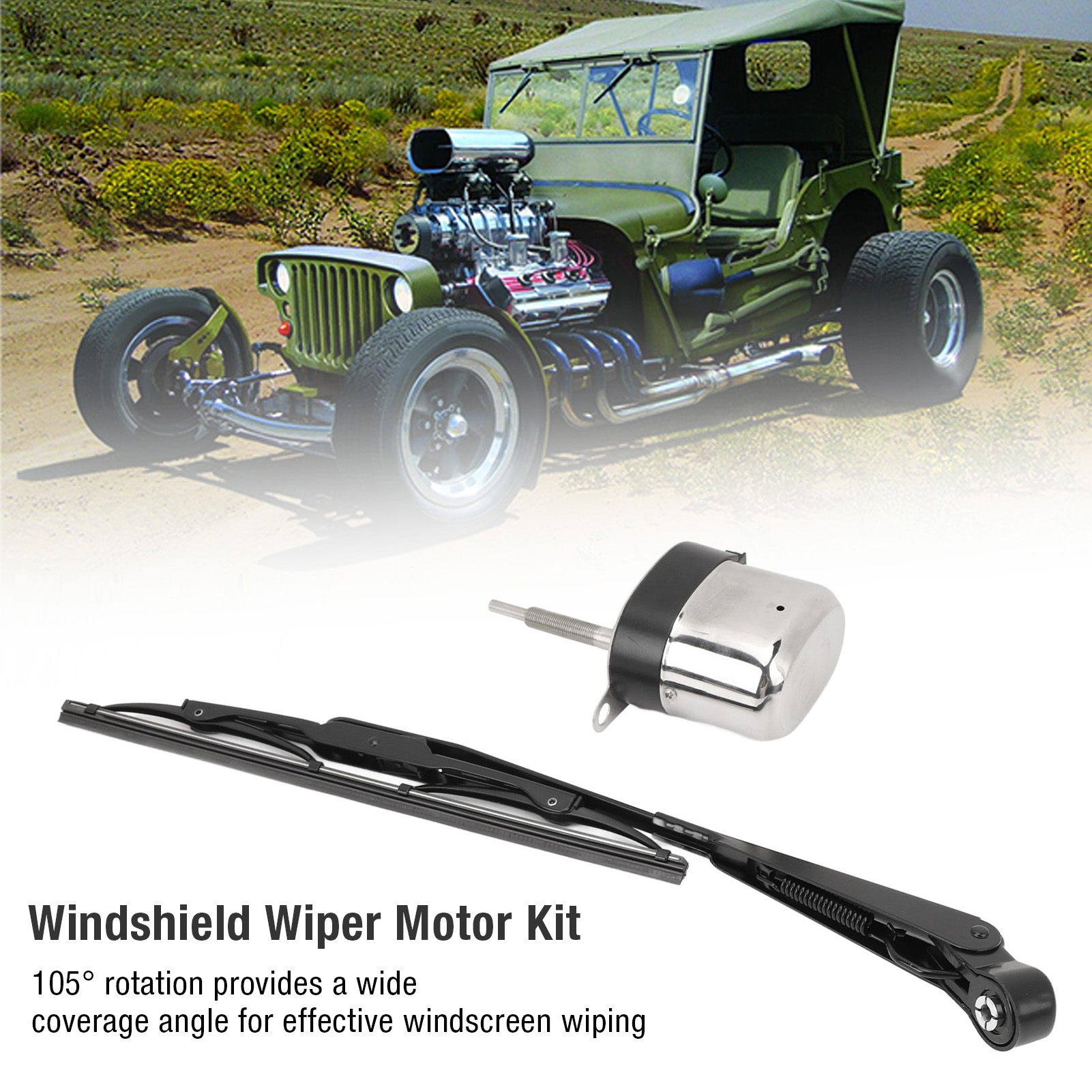 Electric Motor Windshield Wipe - Fishing Boat Outboard Motor reseña y precio