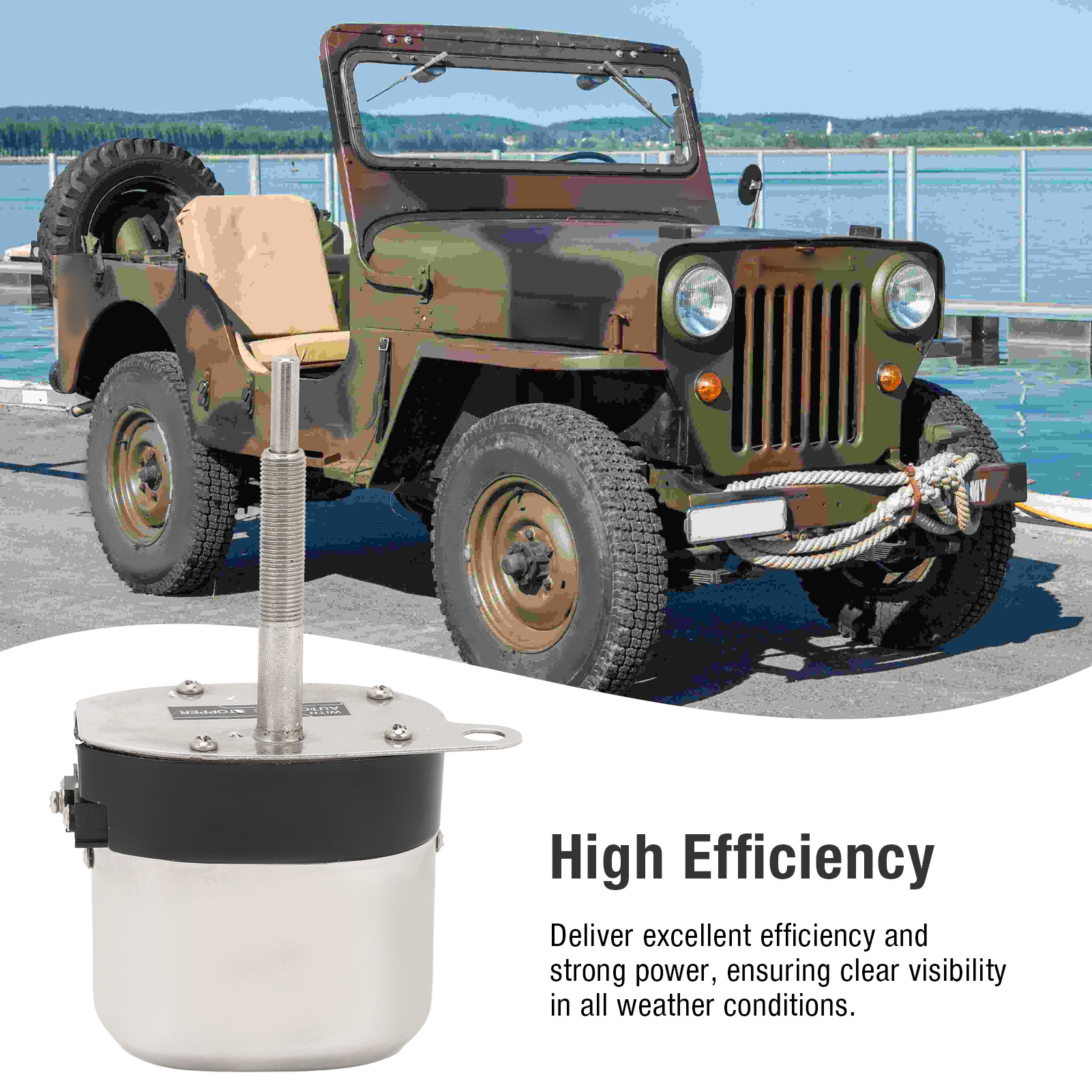 Electric Motor Windshield Wipe - Fishing Boat Outboard Motor reseña y precio