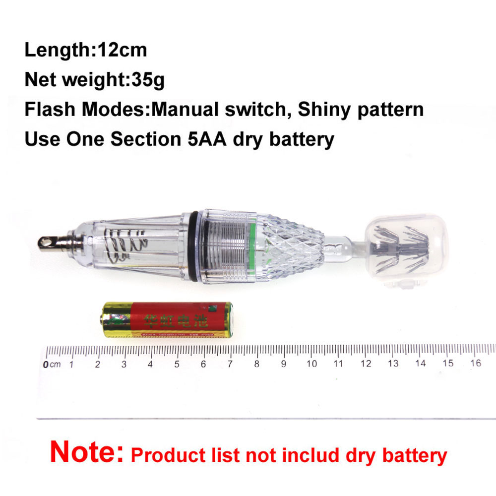 1pc 12cm 17cm 5AA Battery LED  - Fishing Boat Navigation Light reseña y precio