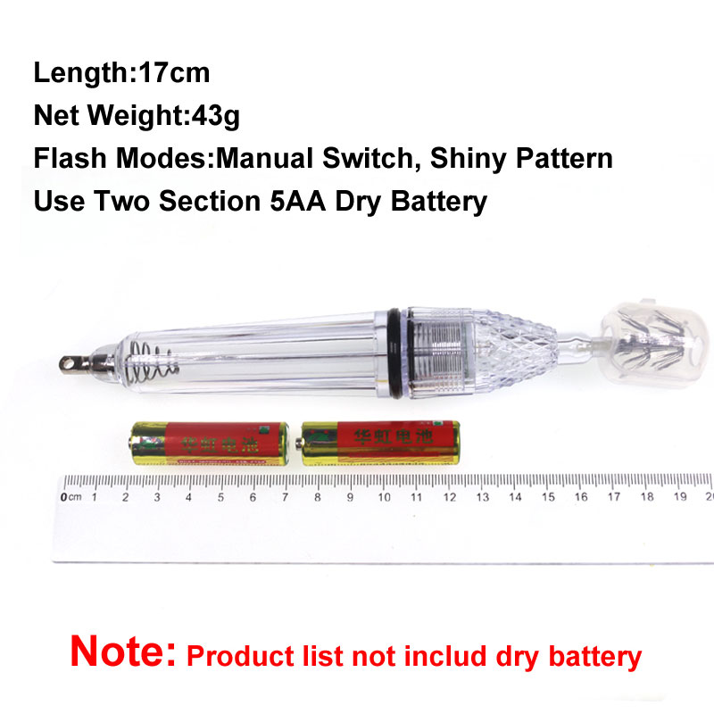 1pc 12cm 17cm 5AA Battery LED  - Fishing Boat Navigation Light reseña y precio