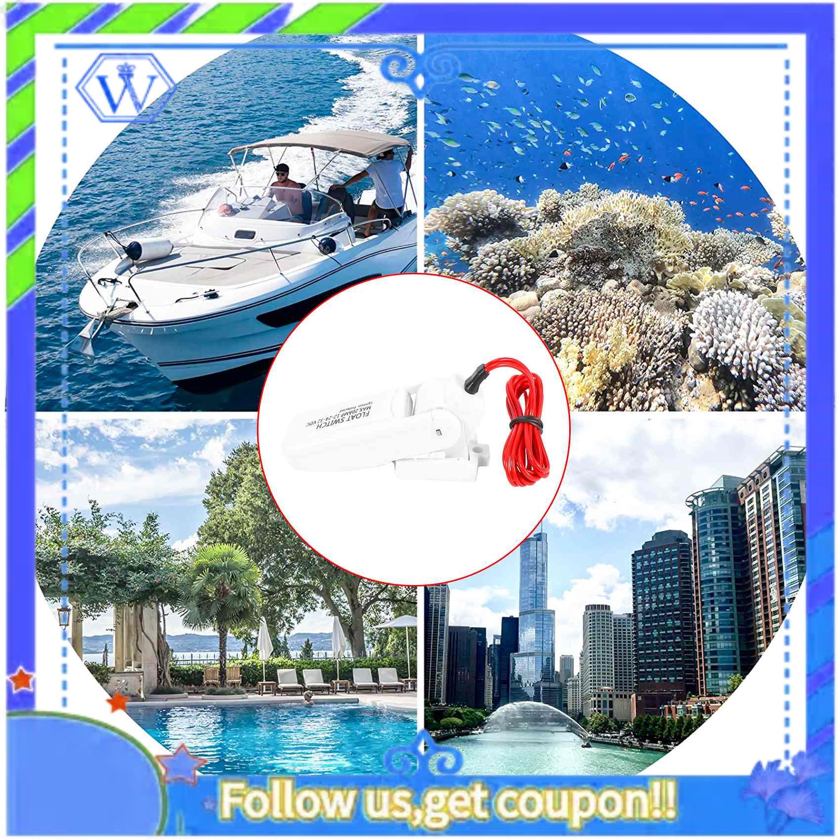 M46K-Bilge Pump Float Switch A - Fishing Boat Bilge Pump reseña y precio