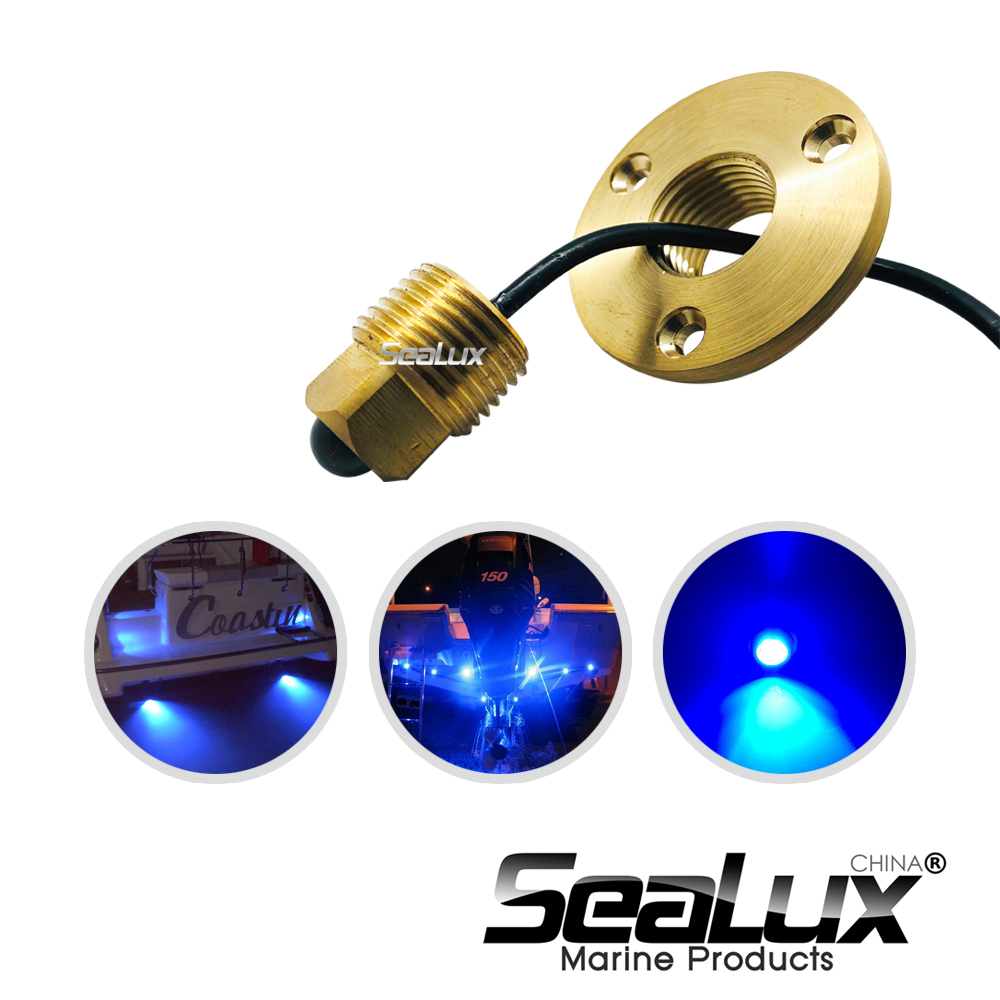 Sealux Brass drain plug LED li - Fishing Boat Navigation Light reseña y precio