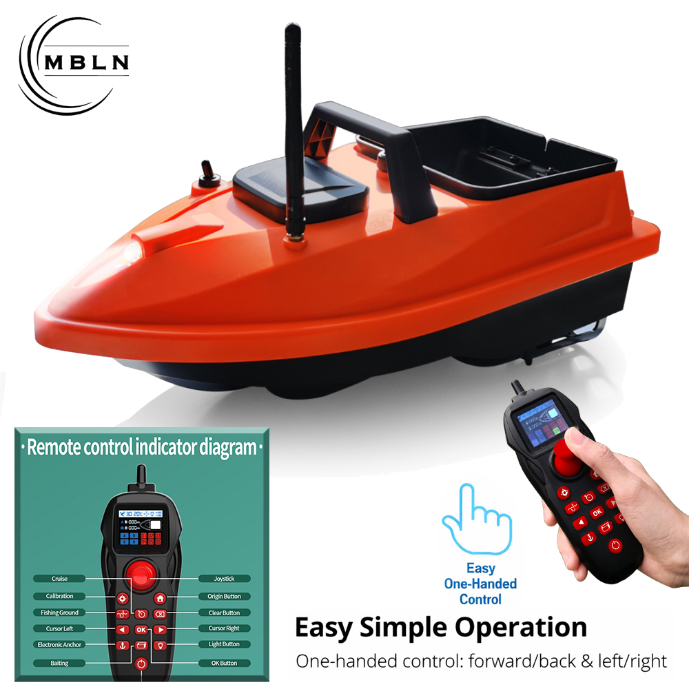 MBLN Mini GPS Bait Boat – 24 W - Fishing Boat Gps reseña y precio