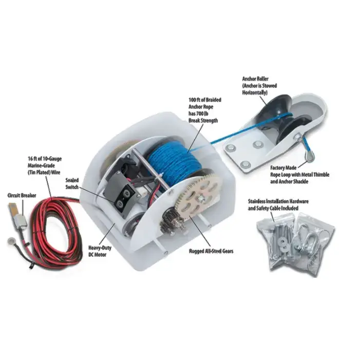 Factory Direct Sailboat Yacht  - Fishing Boat Anchor Winch reseña y precio
