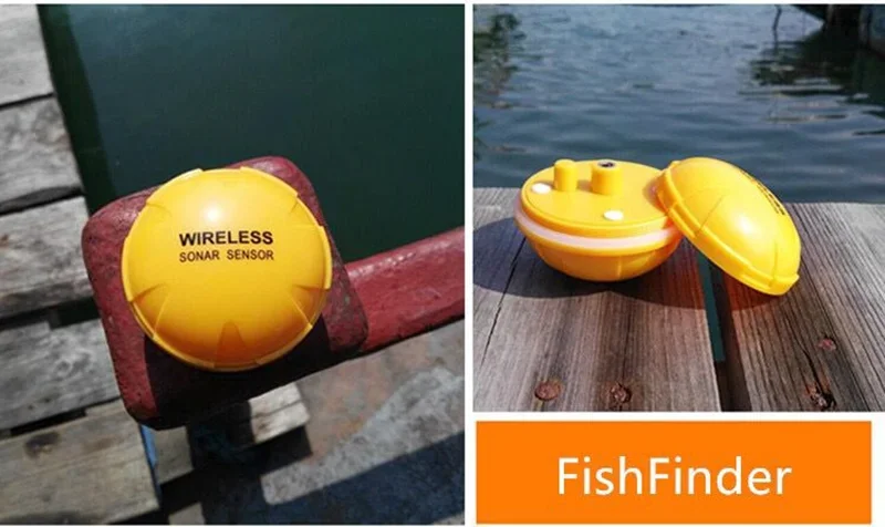 Portable Wireless blue and too - Fishing Boat Depth Finder reseña y precio