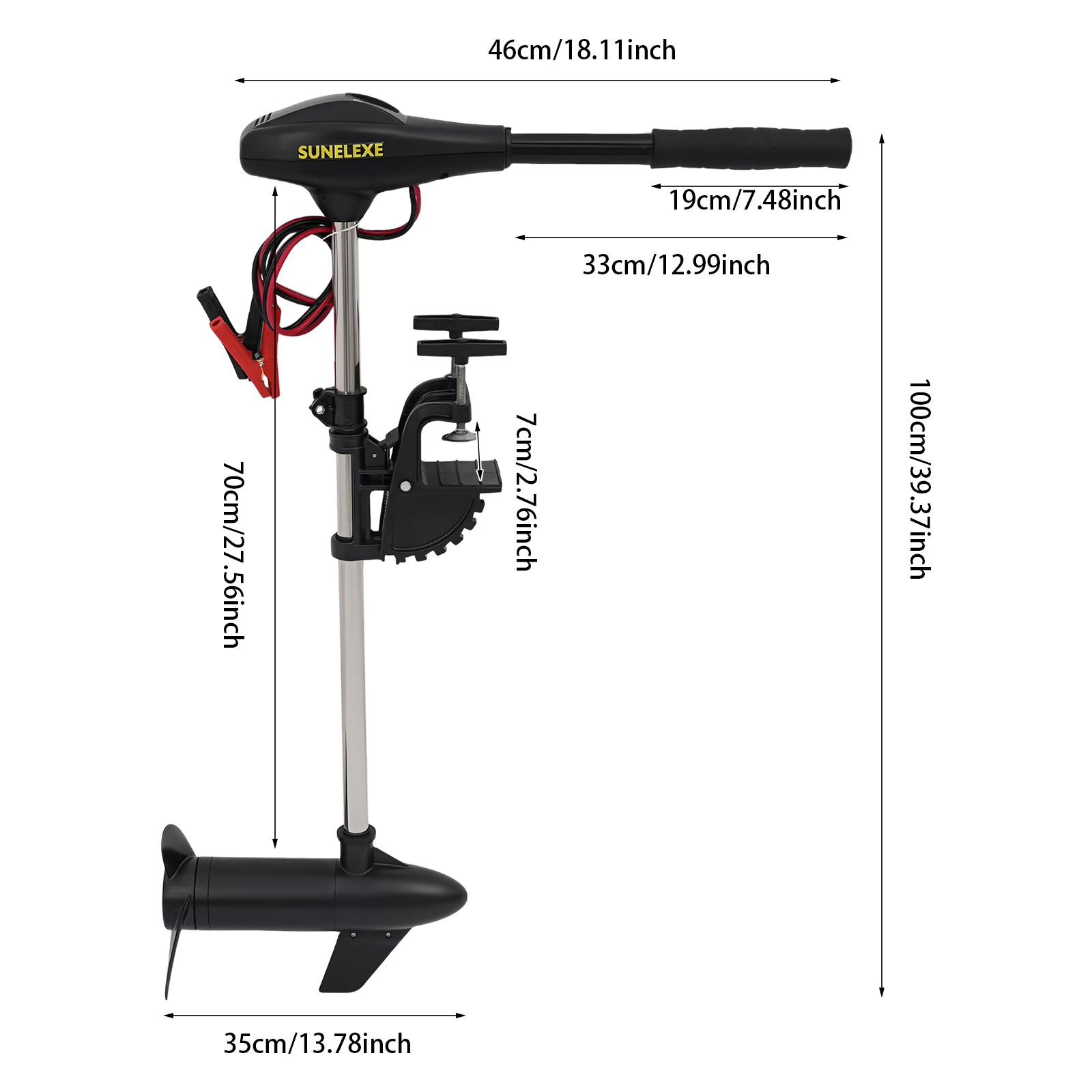 L40 Electric Outboard Motor Tr - Fishing Boat Trolling Motor reseña y precio