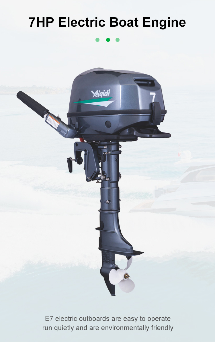 AIQIDI E7 7HP Boat Motor Water - Fishing Boat Outboard Motor reseña y precio