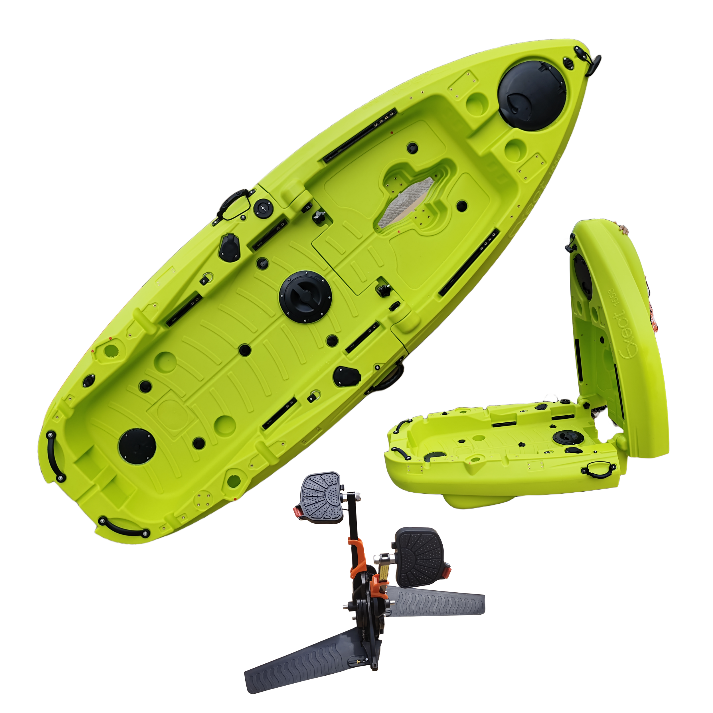 Plastic Kayak Pedal Kayak Fish - Fishing Boat Aluminum reseña y precio