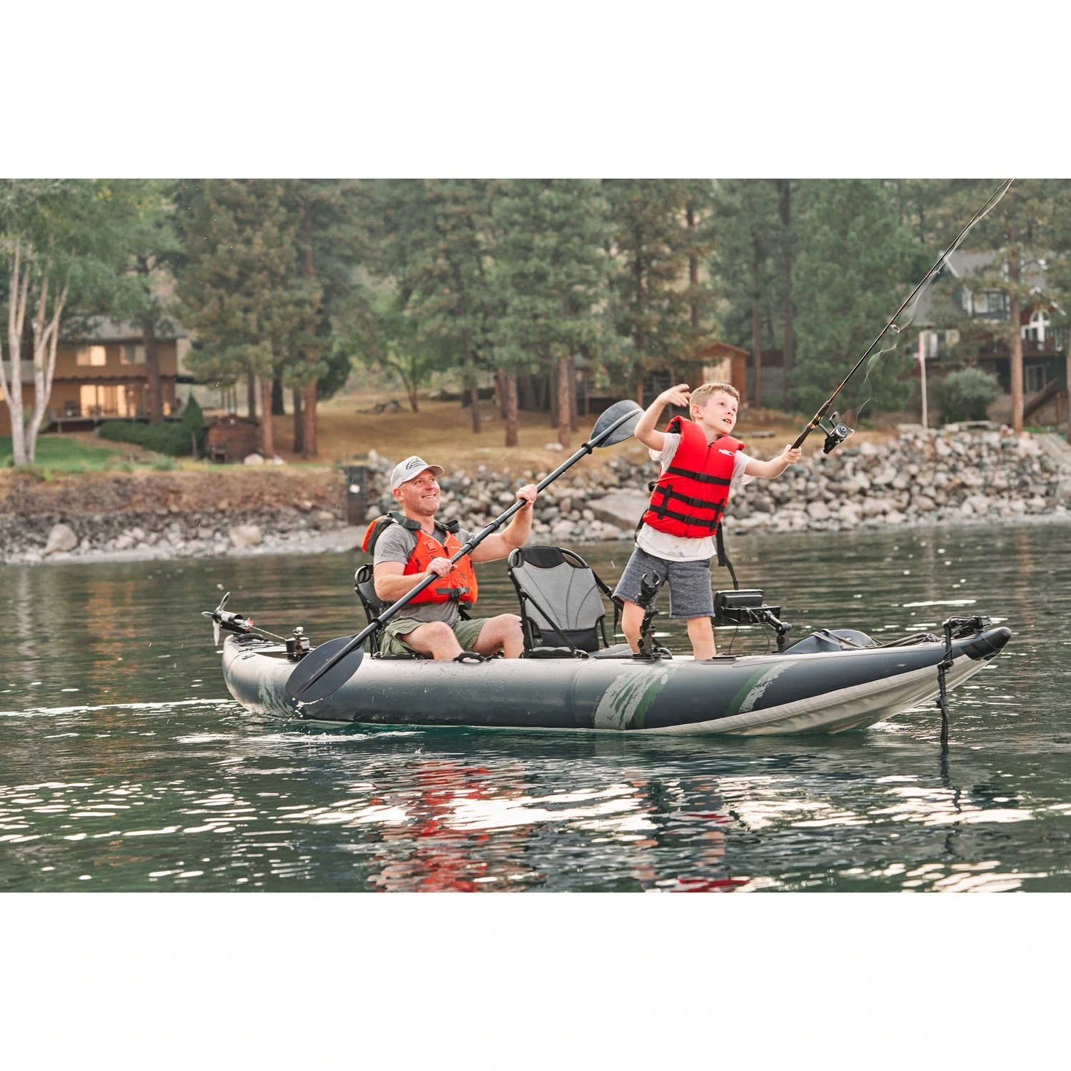 Airo Inflatable Fishing Kayak  - Fishing Boat Seat reseña y precio
