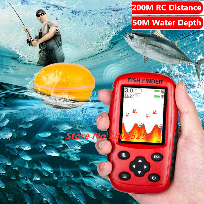 Update 200M Portable Sonar Fis - Fishing Boat Depth Finder reseña y precio