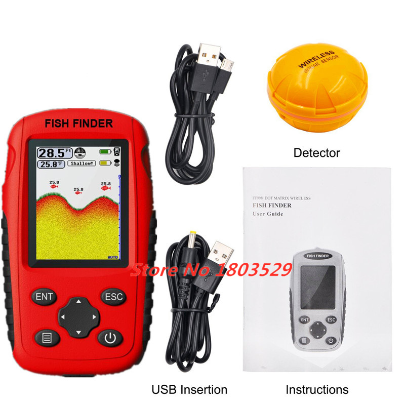 Update 200M Portable Sonar Fis - Fishing Boat Depth Finder reseña y precio