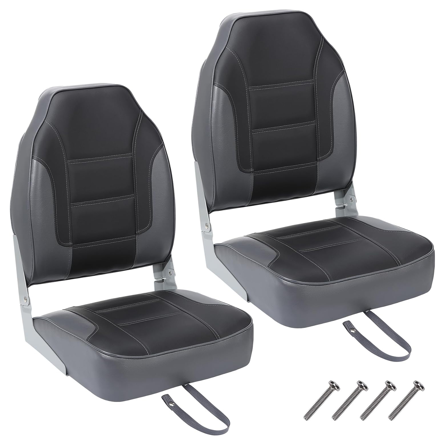 2 Pack Folding Boat Seats, Hig - Fishing Boat Seat reseña y precio