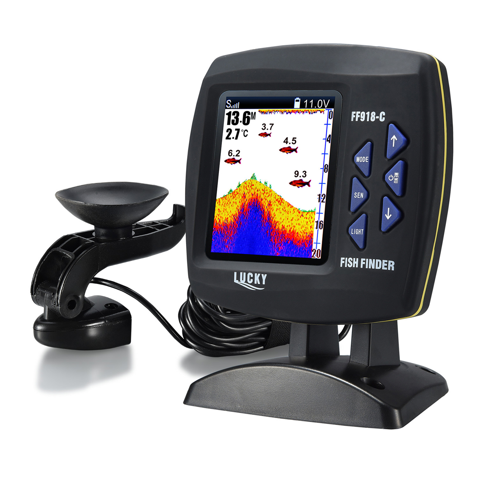 Portable Fish Finder Wireless  - Fishing Boat Depth Finder reseña y precio