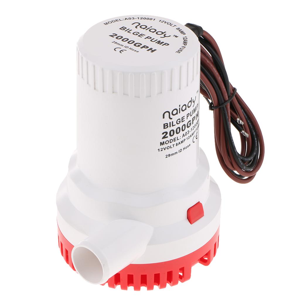 Electric Bilge Pump 2000GPH Su - Fishing Boat Bilge Pump reseña y precio