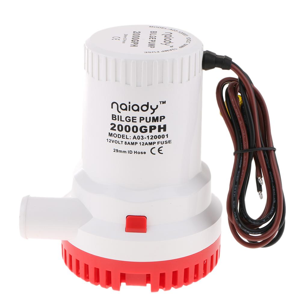 Electric Bilge Pump 2000GPH Su - Fishing Boat Bilge Pump reseña y precio