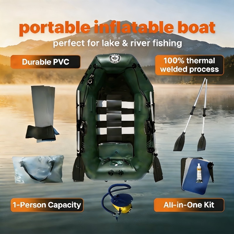 1 Person Fishing Boat Cheap In - Fishing Boat Inflatable reseña y precio