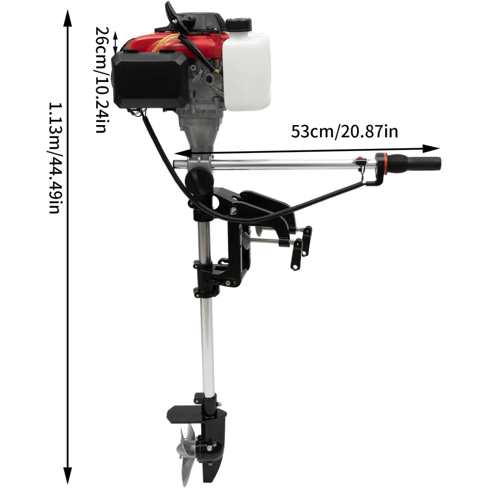 4-Stroke 4HP Boat Outboard Mot - Fishing Boat Outboard Motor reseña y precio