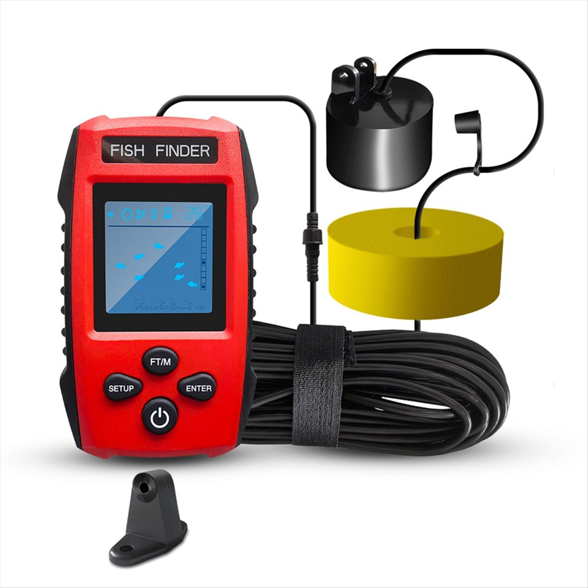 Color LCD Fish Finder Wired So - Fishing Boat Depth Finder reseña y precio