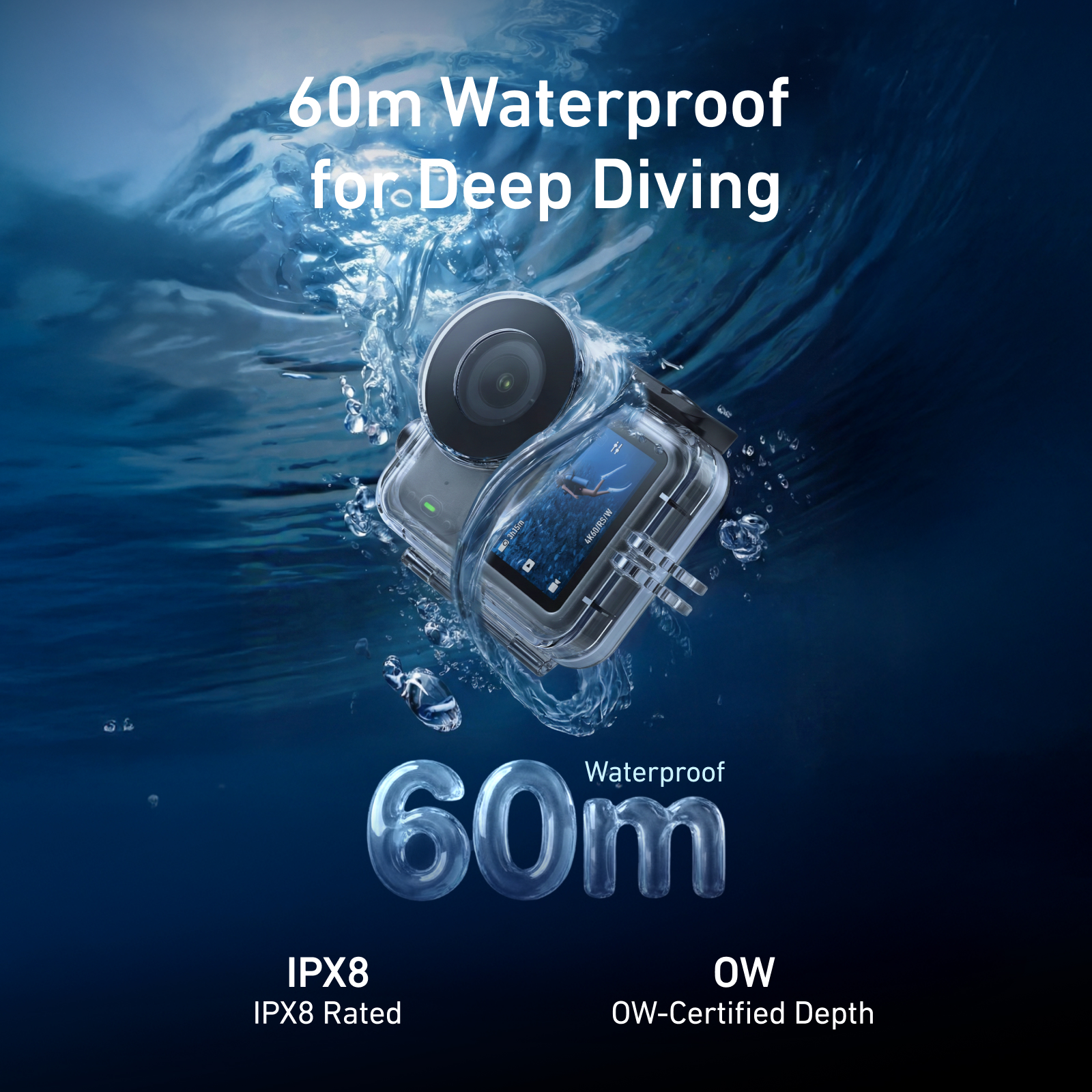 TELESIN 60M Diving Waterproof  - Fishing Boat Cover reseña y precio