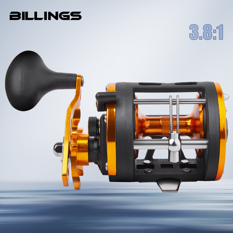 BILLINGS Trolling Drum Reel 33 - Fishing Boat Steering Wheel reseña y precio