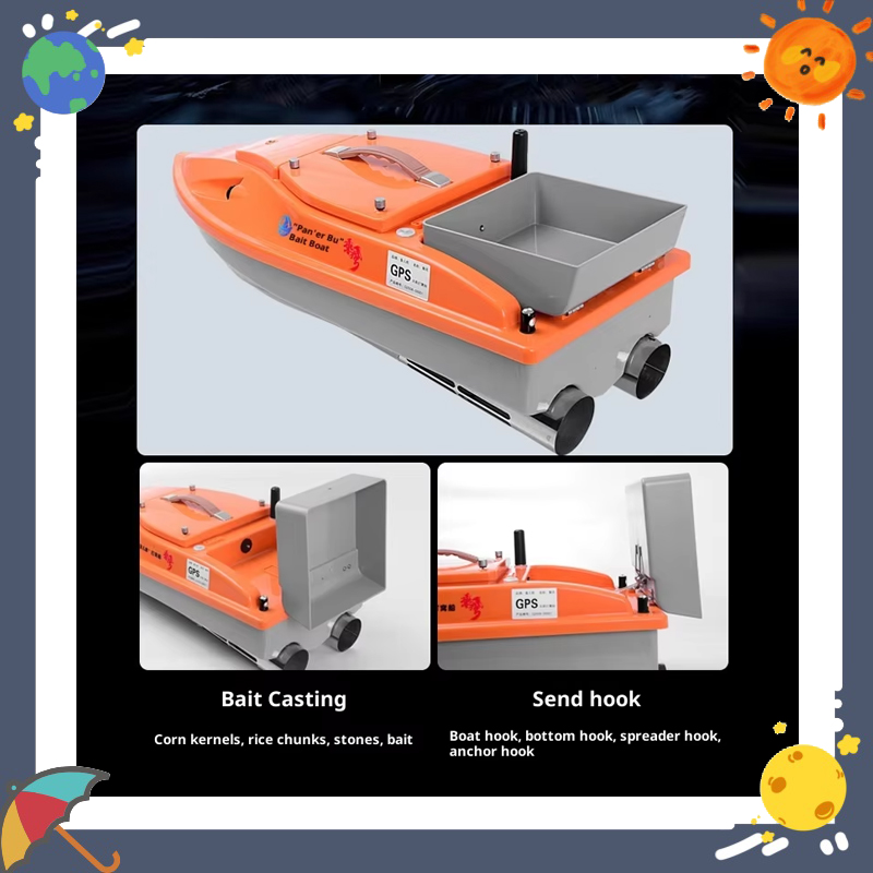 New Fish Riding The Wind Remot - Fishing Boat Gps reseña y precio