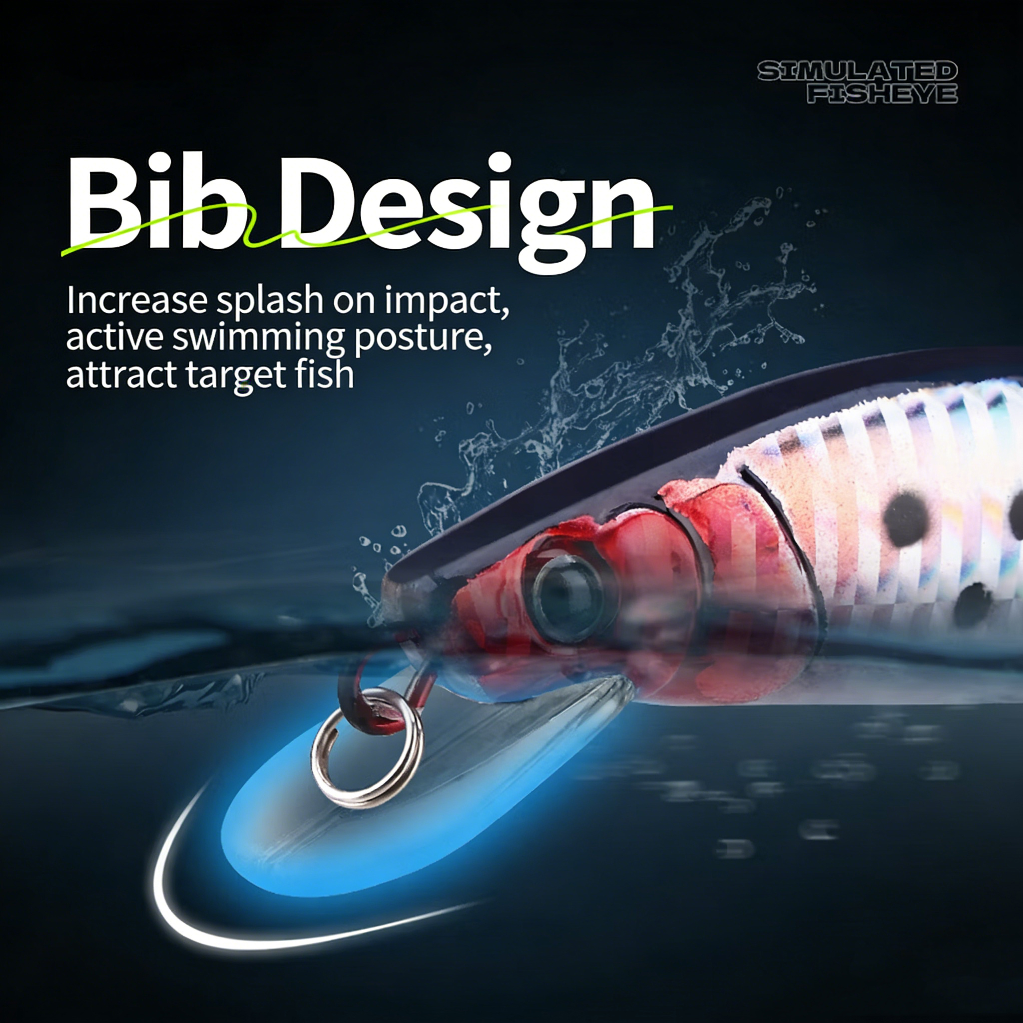 Simulated Fishing Lures Bait E - Fishing Boat Navigation Light reseña y precio