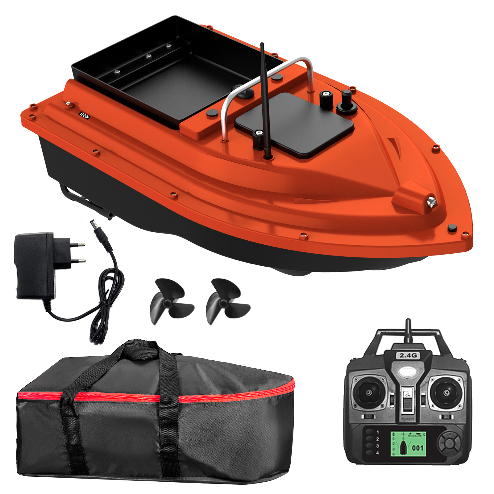 D16E GPS Fishing Bait Boat wit - Fishing Boat Gps reseña y precio