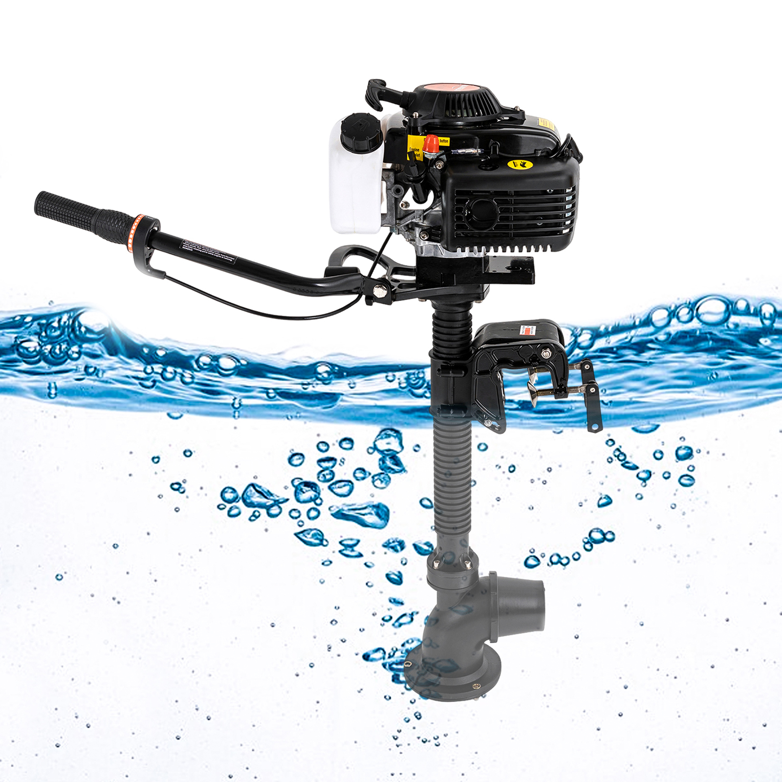 4 Stroke 4HP Outboard Motor Fi - Fishing Boat Outboard Motor reseña y precio