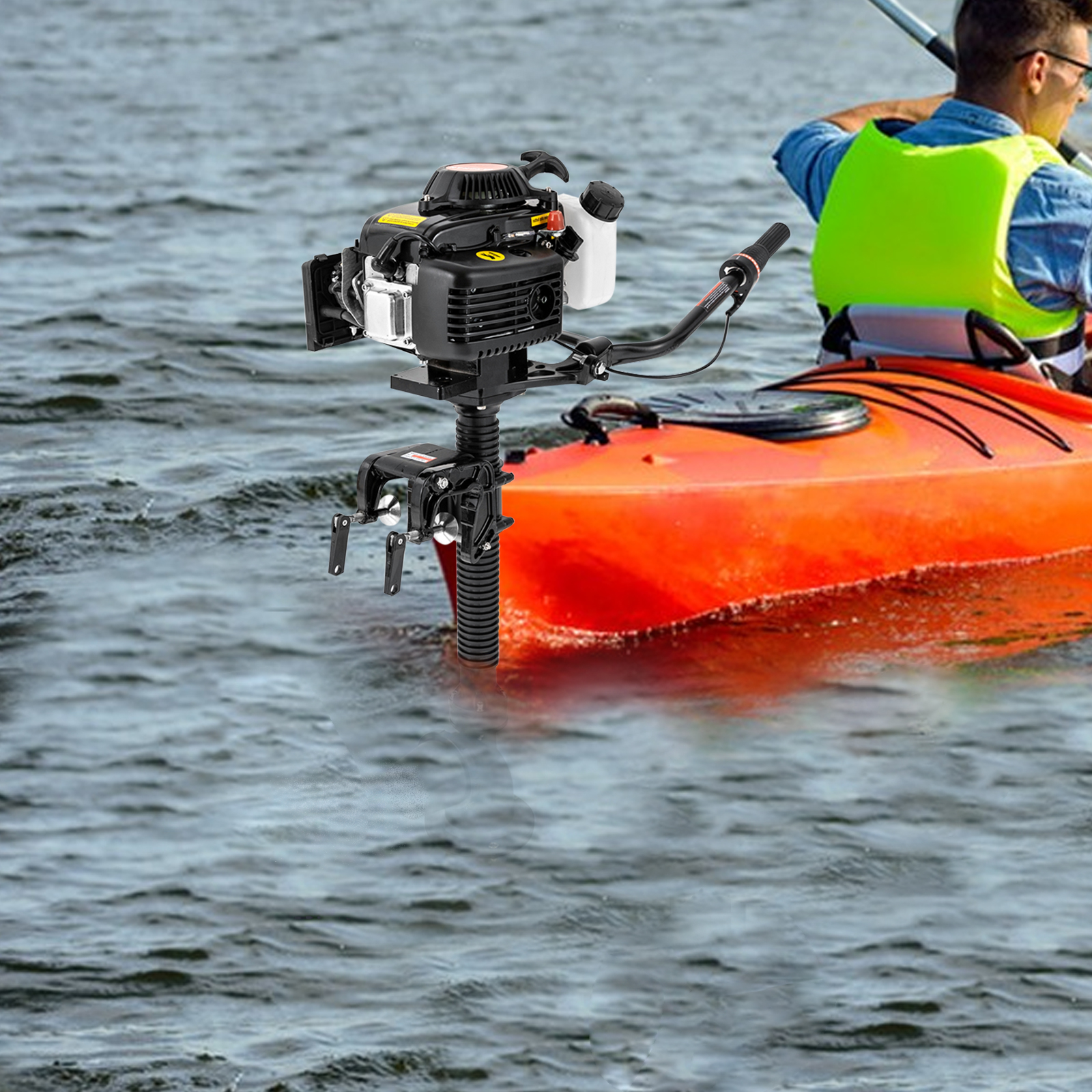 4 Stroke 4HP Outboard Motor Fi - Fishing Boat Outboard Motor reseña y precio