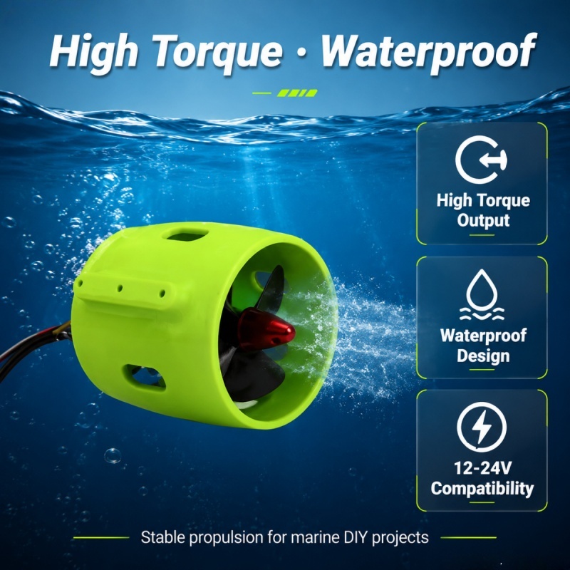 12-24V 20A Brushless Underwate - Fishing Boat Trolling Motor reseña y precio