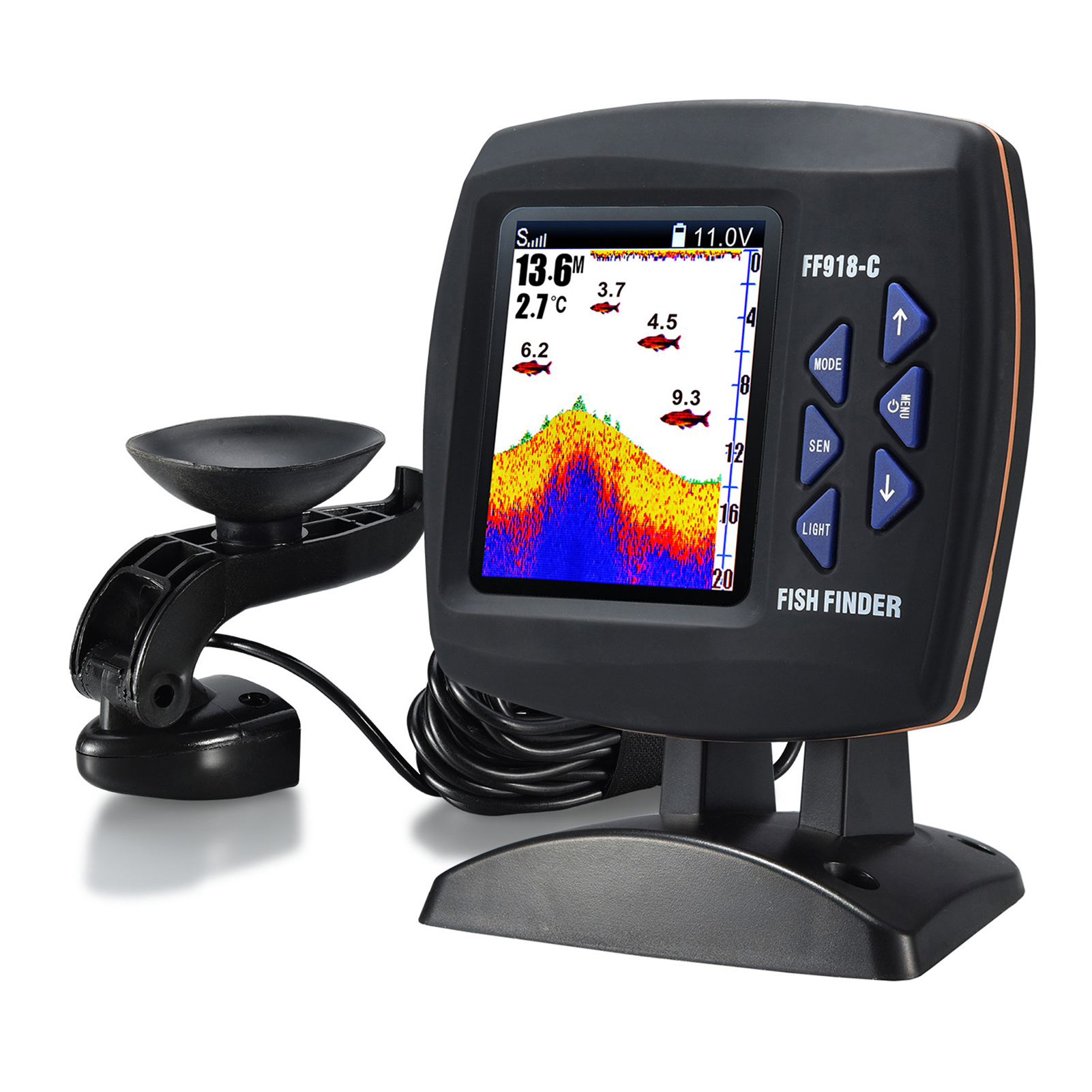Portable Fish Finder Wireless  - Fishing Boat Depth Finder reseña y precio