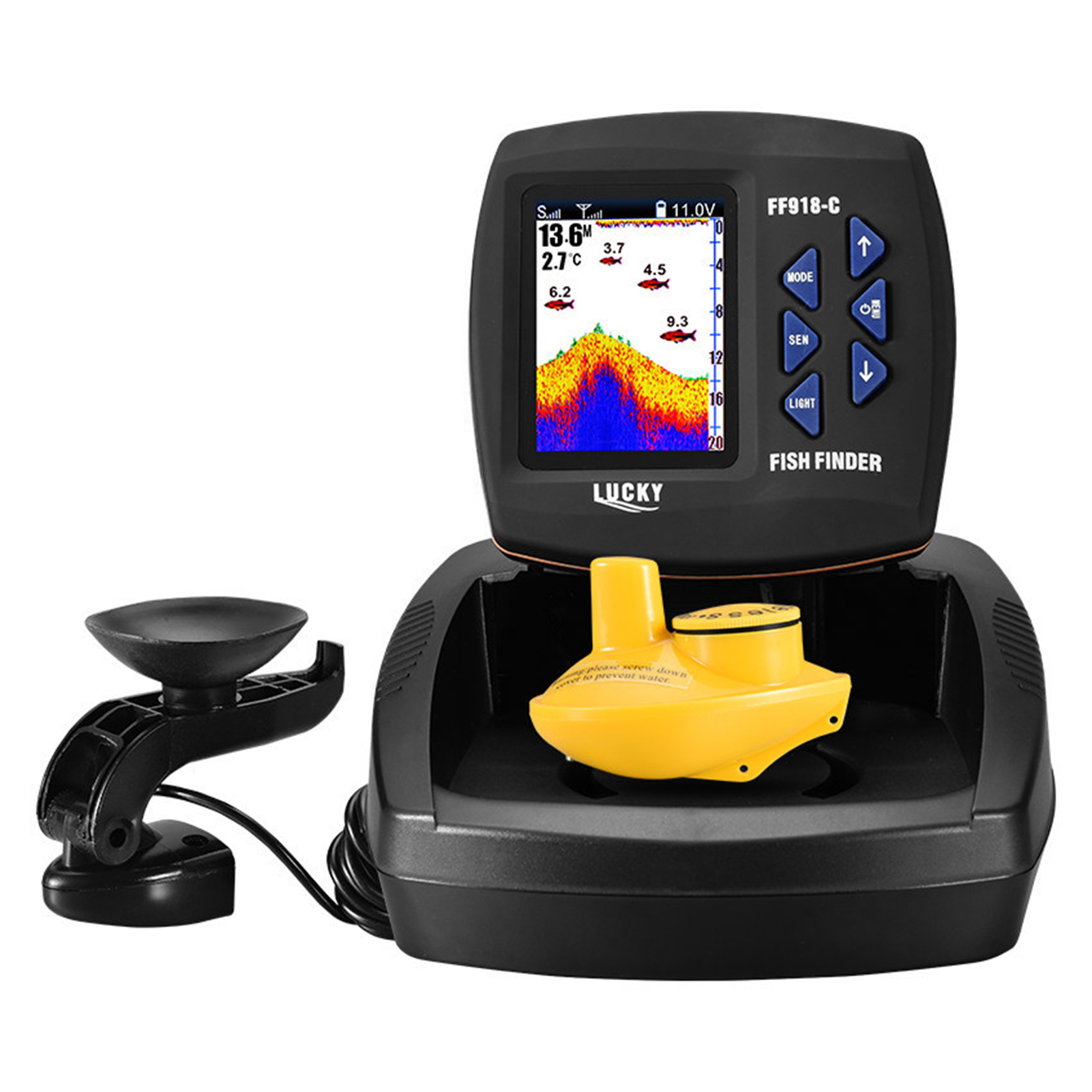 Portable Fish Finder Wireless  - Fishing Boat Depth Finder reseña y precio
