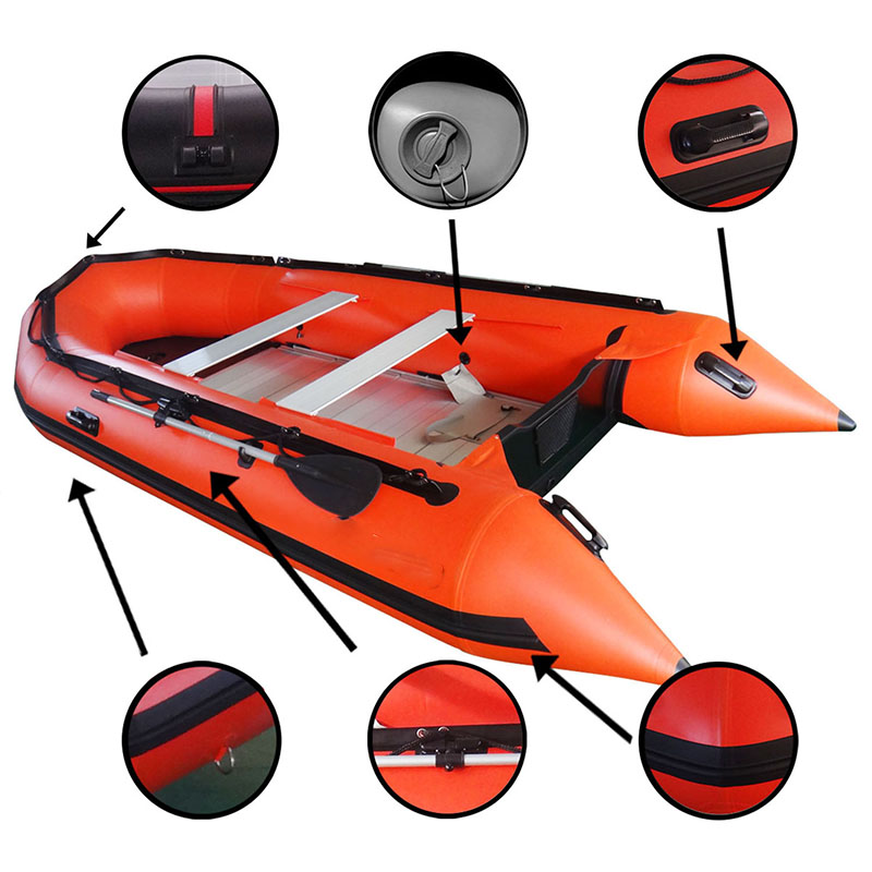 Factory Price Inflatable Rubbe - Fishing Boat Outboard Motor reseña y precio
