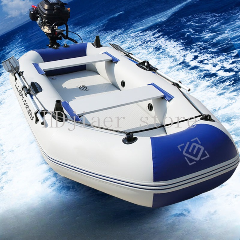 Inflatable Boat with Hard Bott - Fishing Boat Inflatable reseña y precio