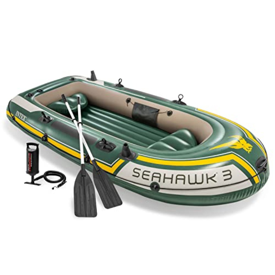 Inflatable Fishing Boat with O - Fishing Boat Oar reseña y precio