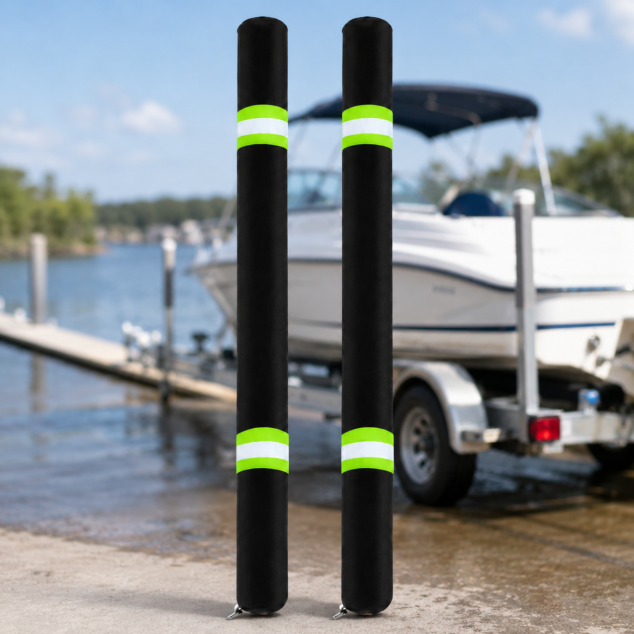 2Pcs Boat Trailer Guide Pole C - Fishing Boat Cover reseña y precio