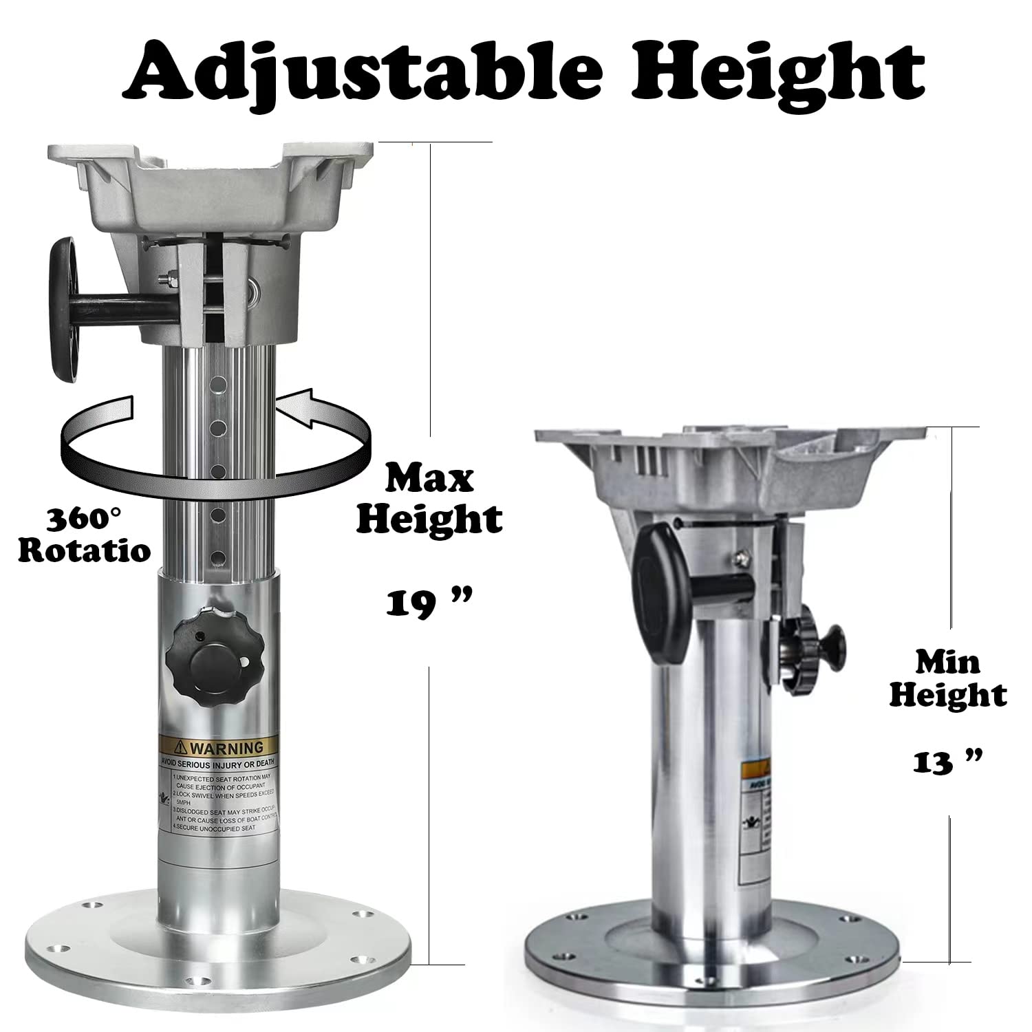 Adjustable Aluminum Boat Seat  - Fishing Boat Seat reseña y precio